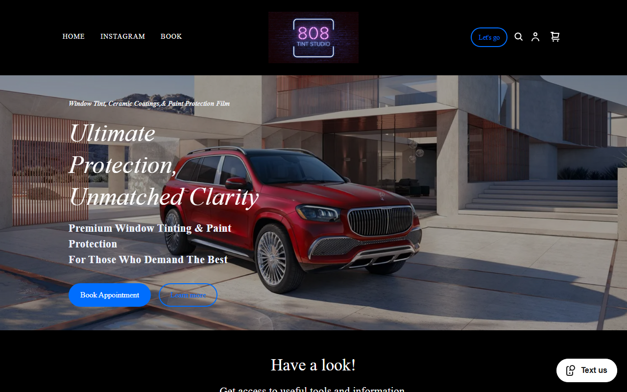 808tintstudio.com screenshot