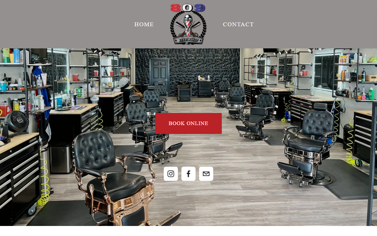 809barbershop.com screenshot