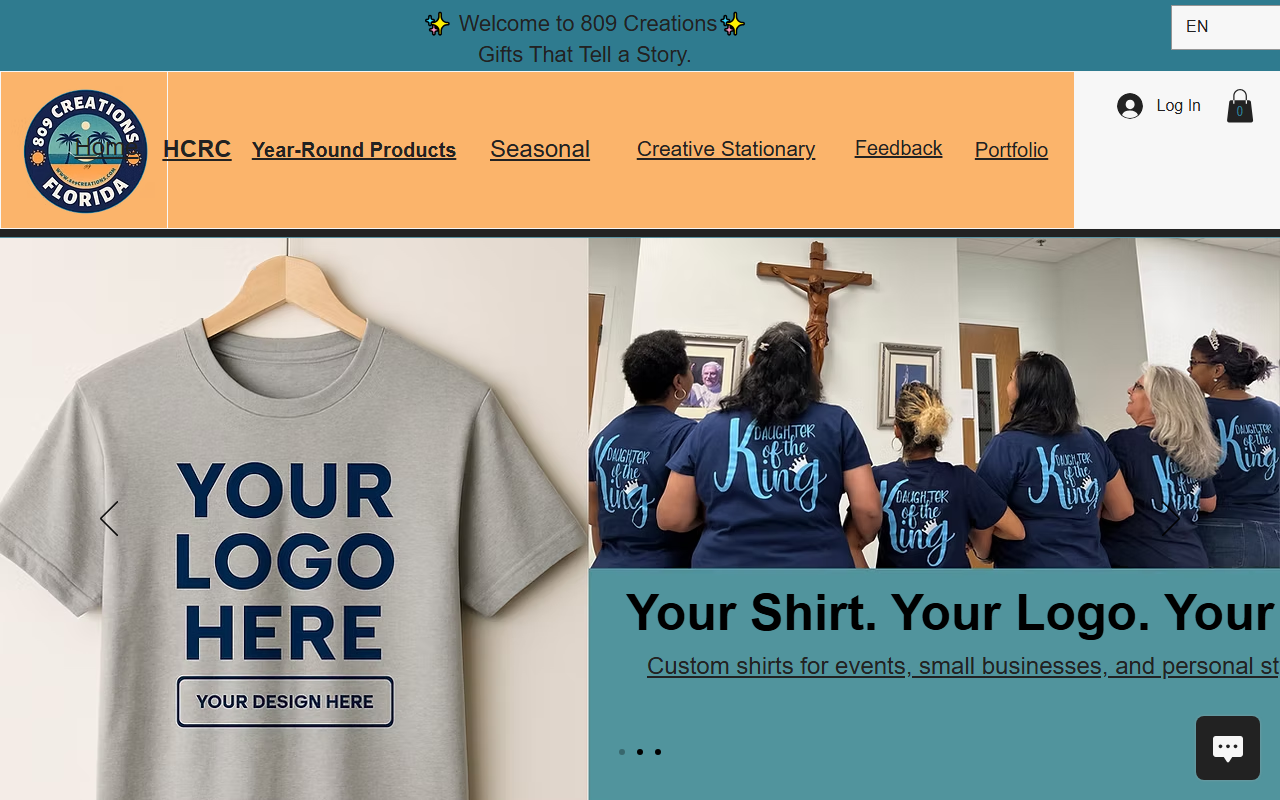 809creations.com screenshot