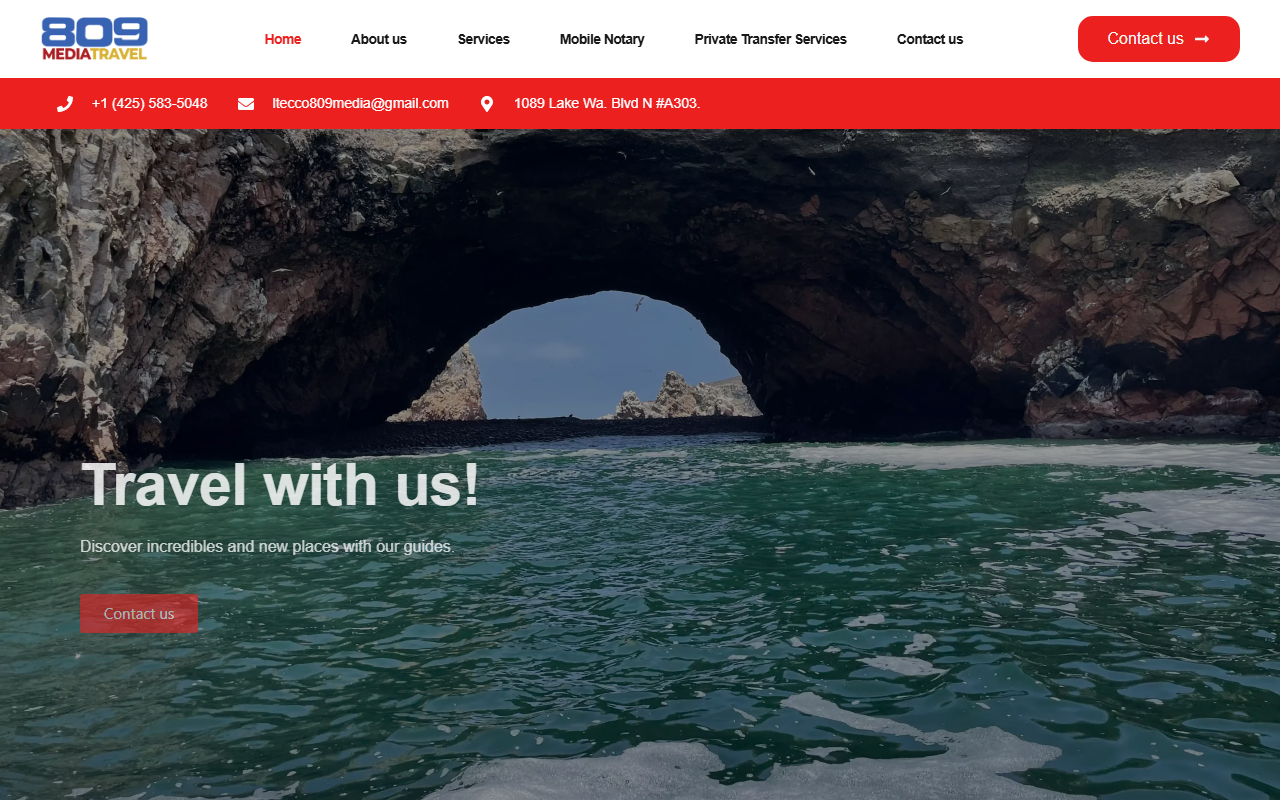 809mediatravel.com screenshot