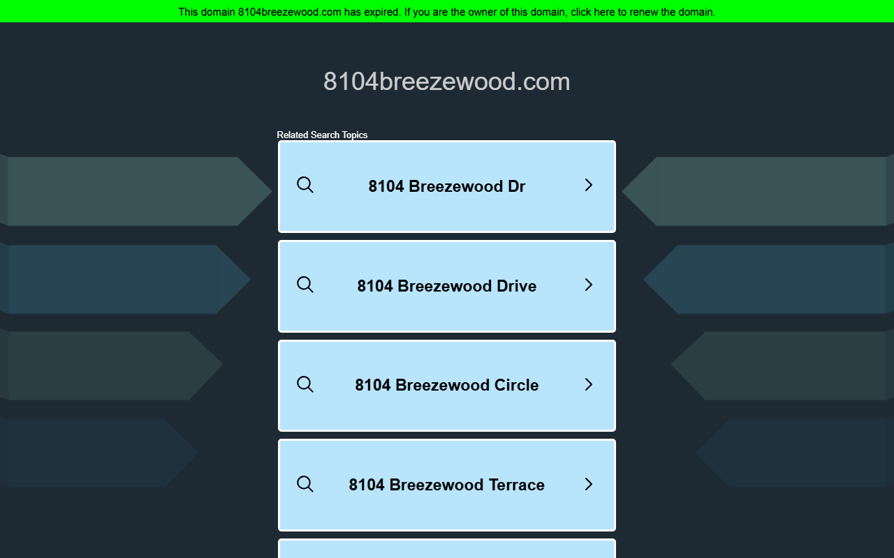 8104breezewood.com screenshot