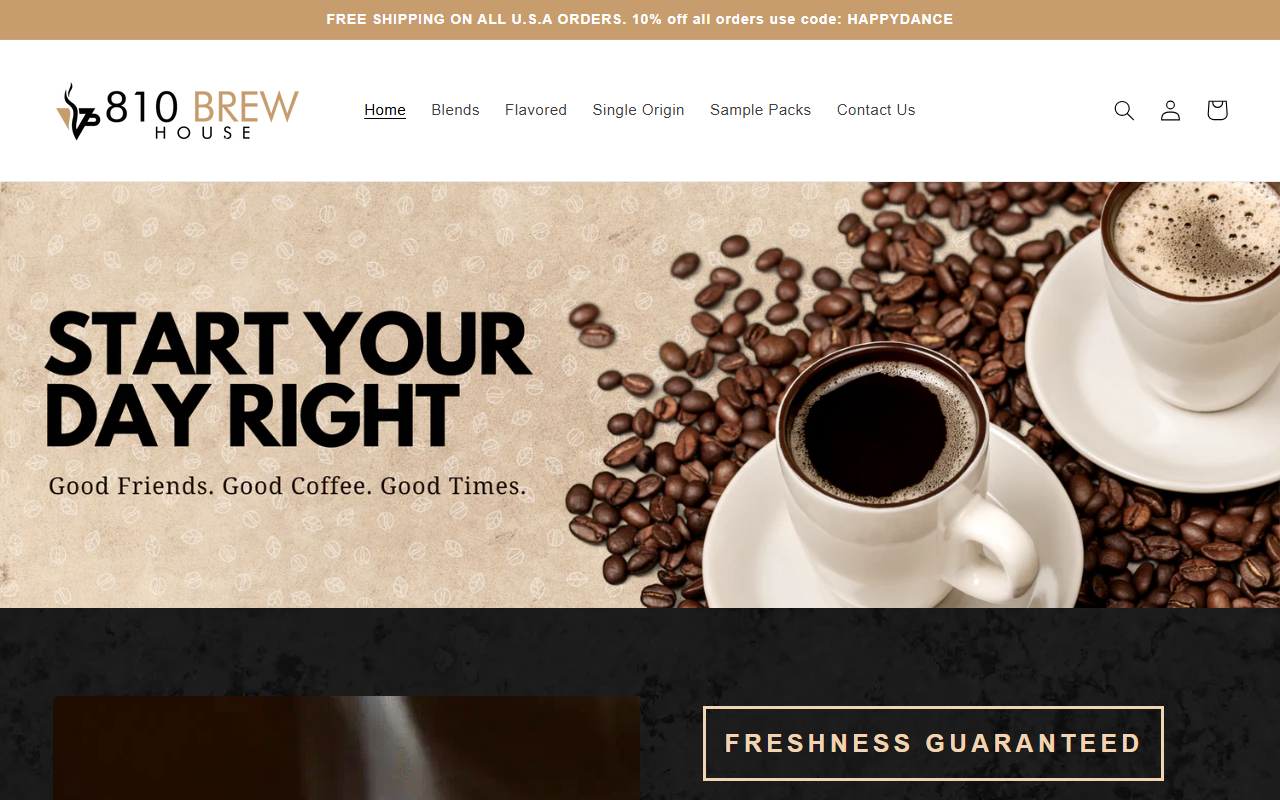 810brewhouse.com screenshot