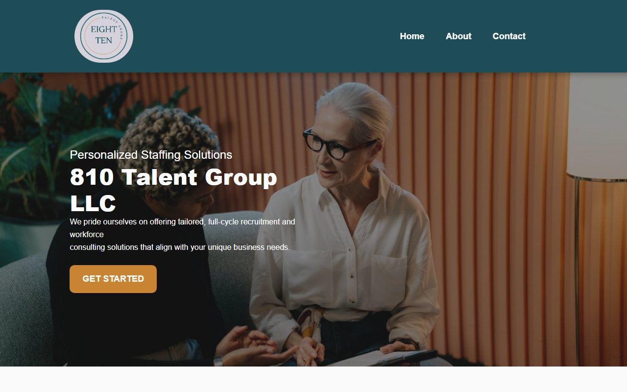 810talentgroup.com screenshot