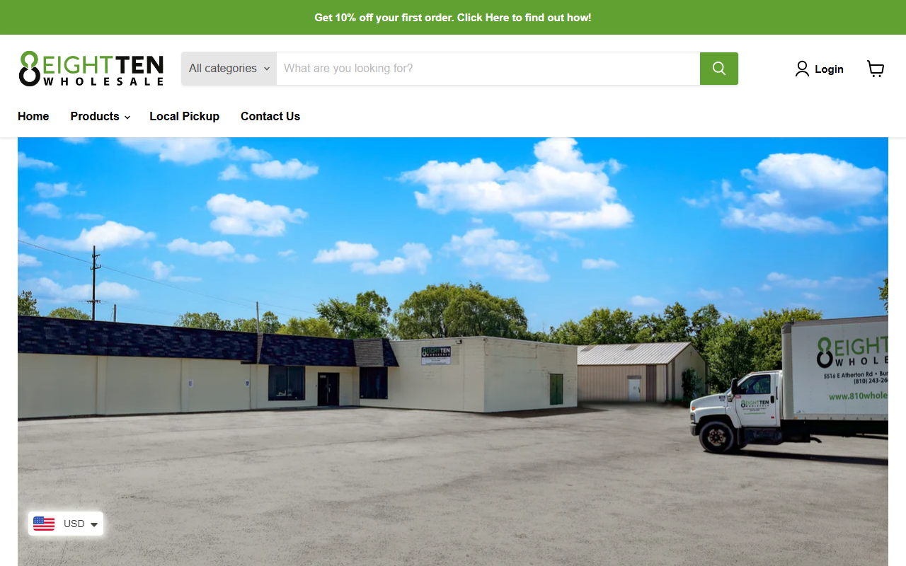 810wholesale.com screenshot