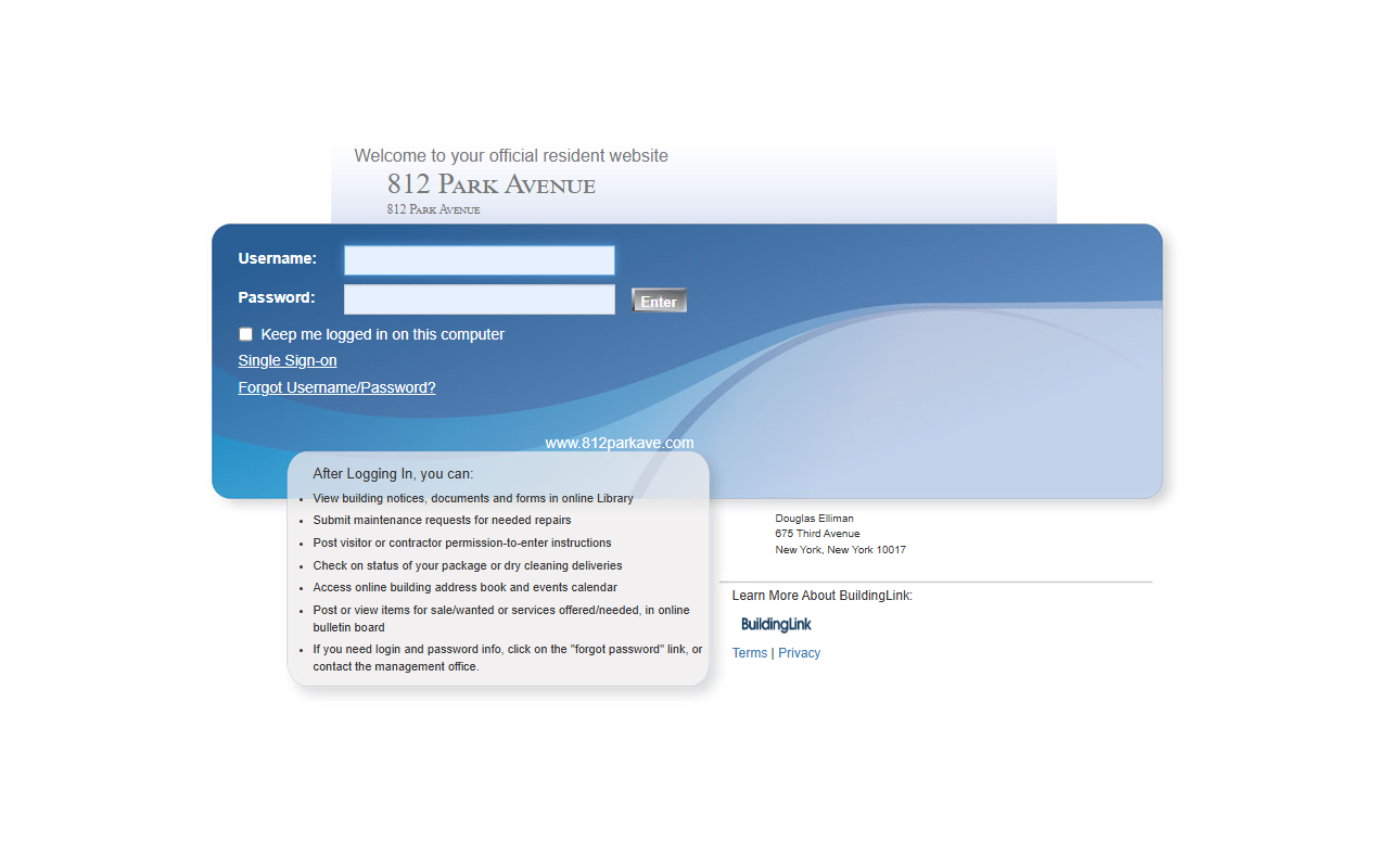 812parkave.com screenshot