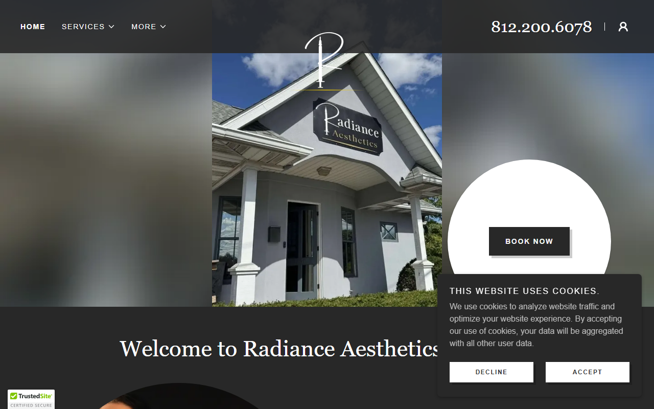 812radiance.com screenshot