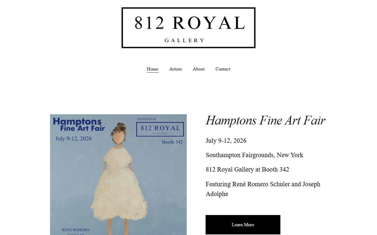 812royalgallery.com screenshot