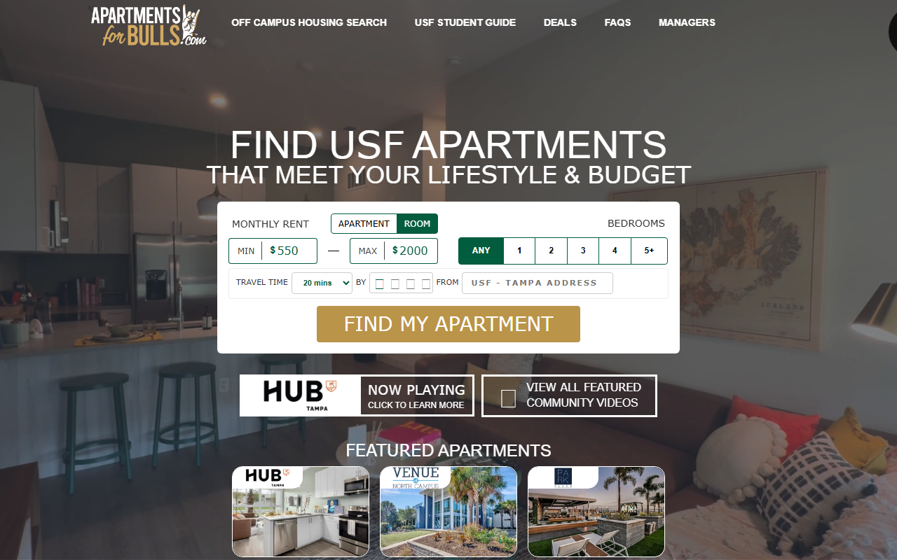 813apartments.com screenshot
