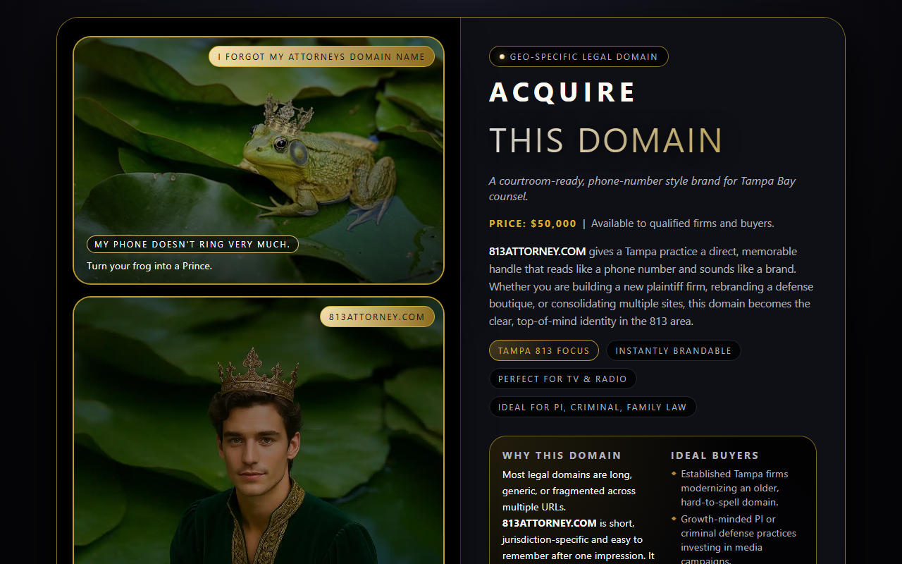 813attorney.com screenshot