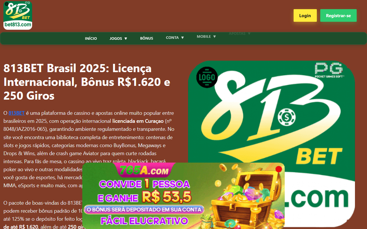 813bet-brazil.com screenshot