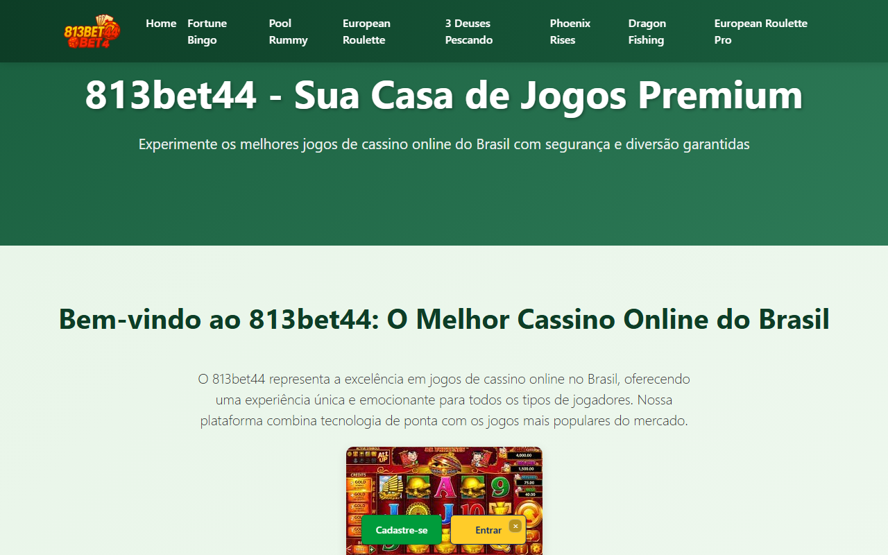 813bet44br.com screenshot