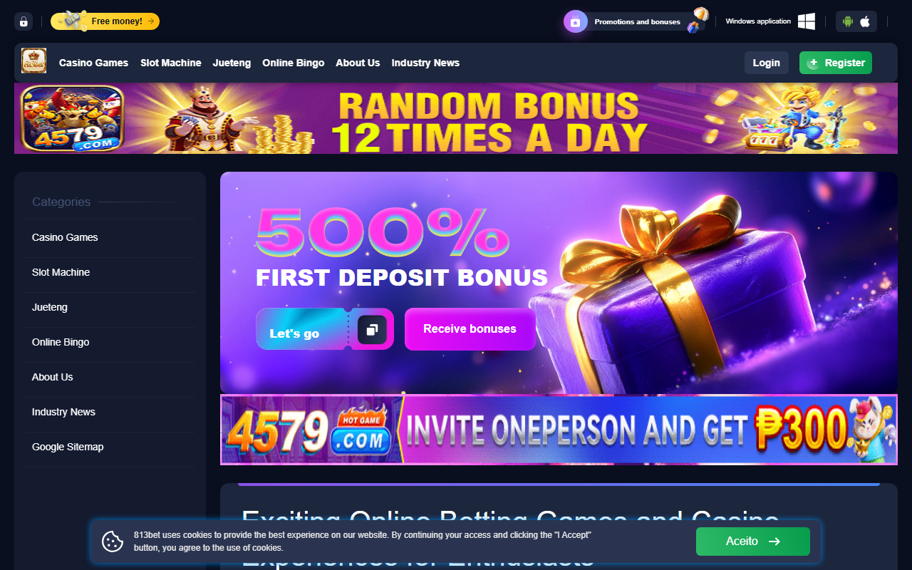 813betcasa.com screenshot
