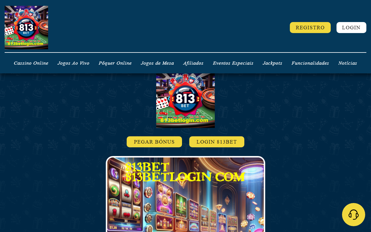 813betlogin.com screenshot