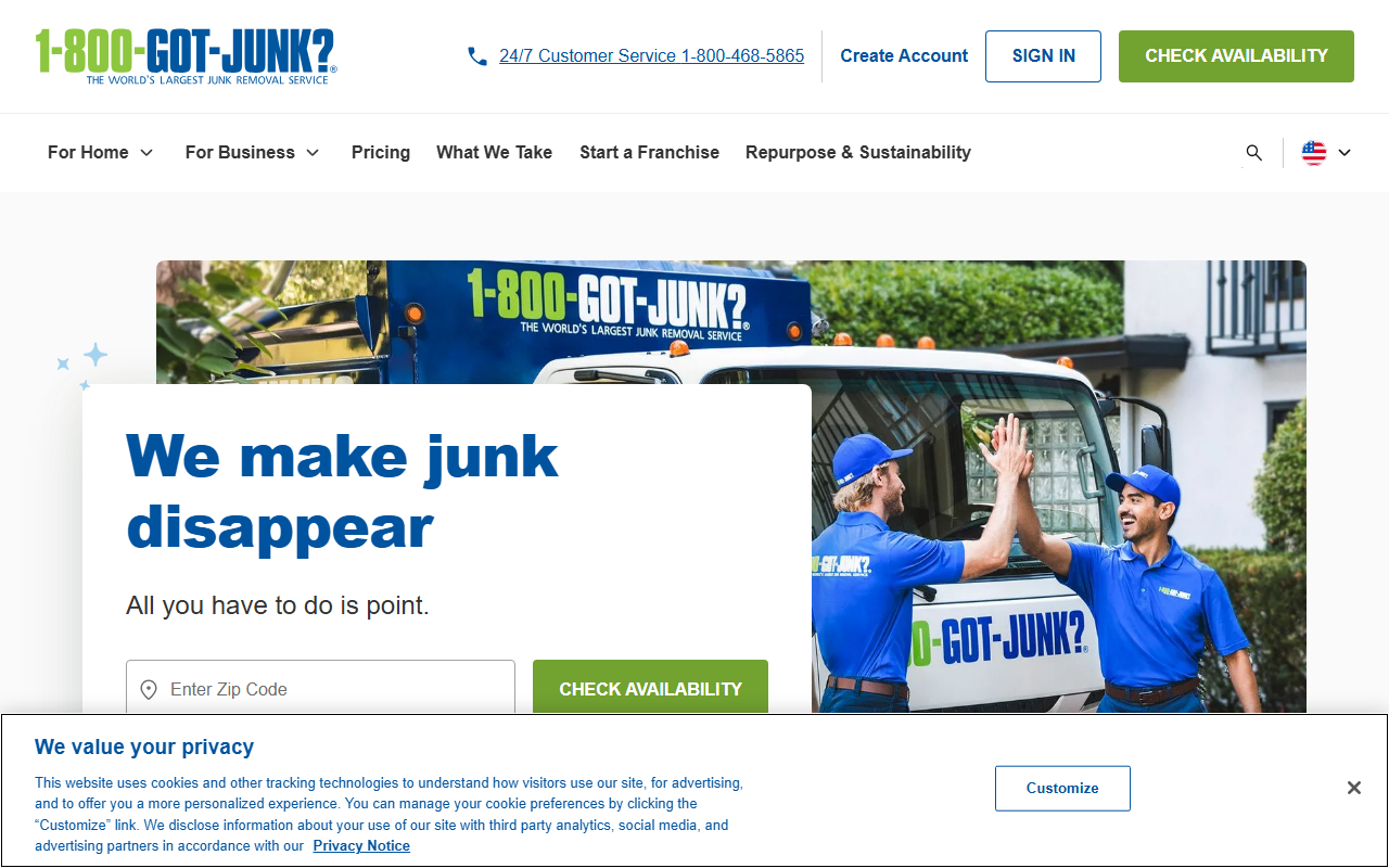813gotjunk.com screenshot