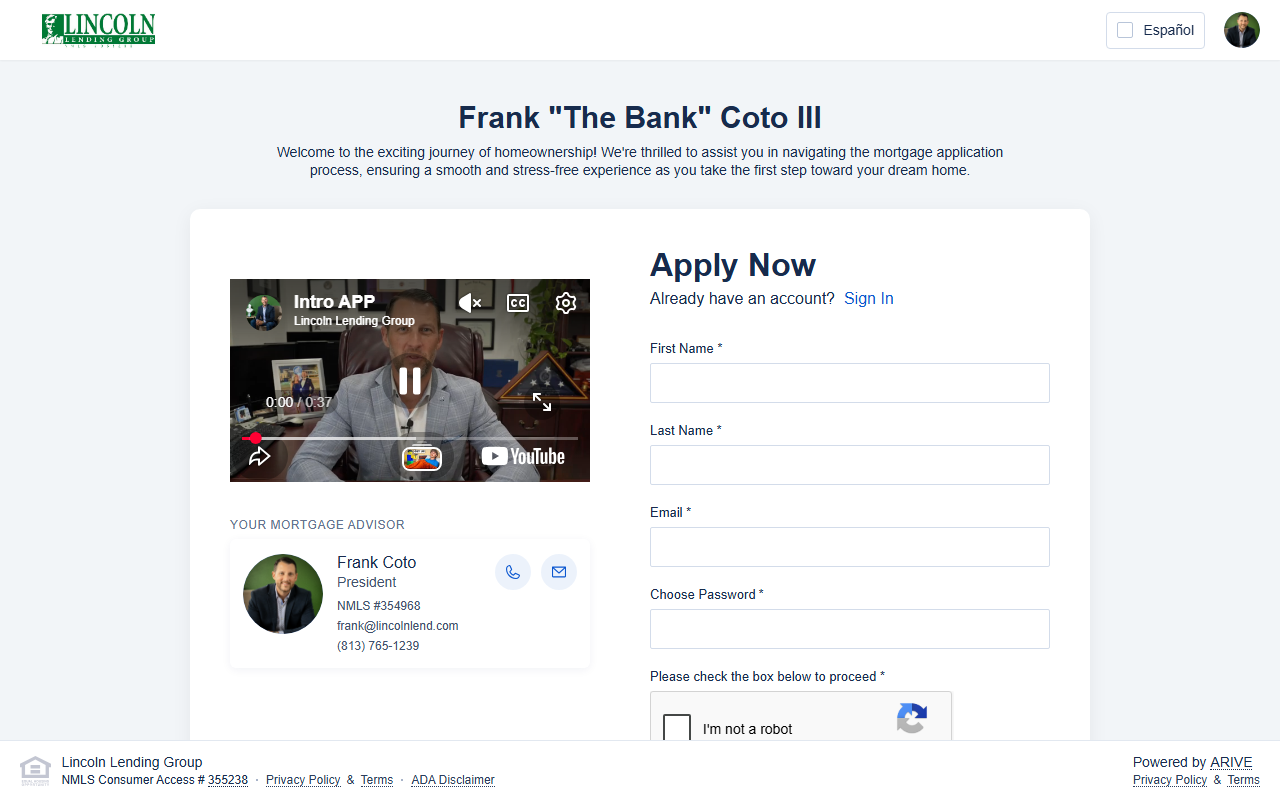 813mortgageapp.com screenshot