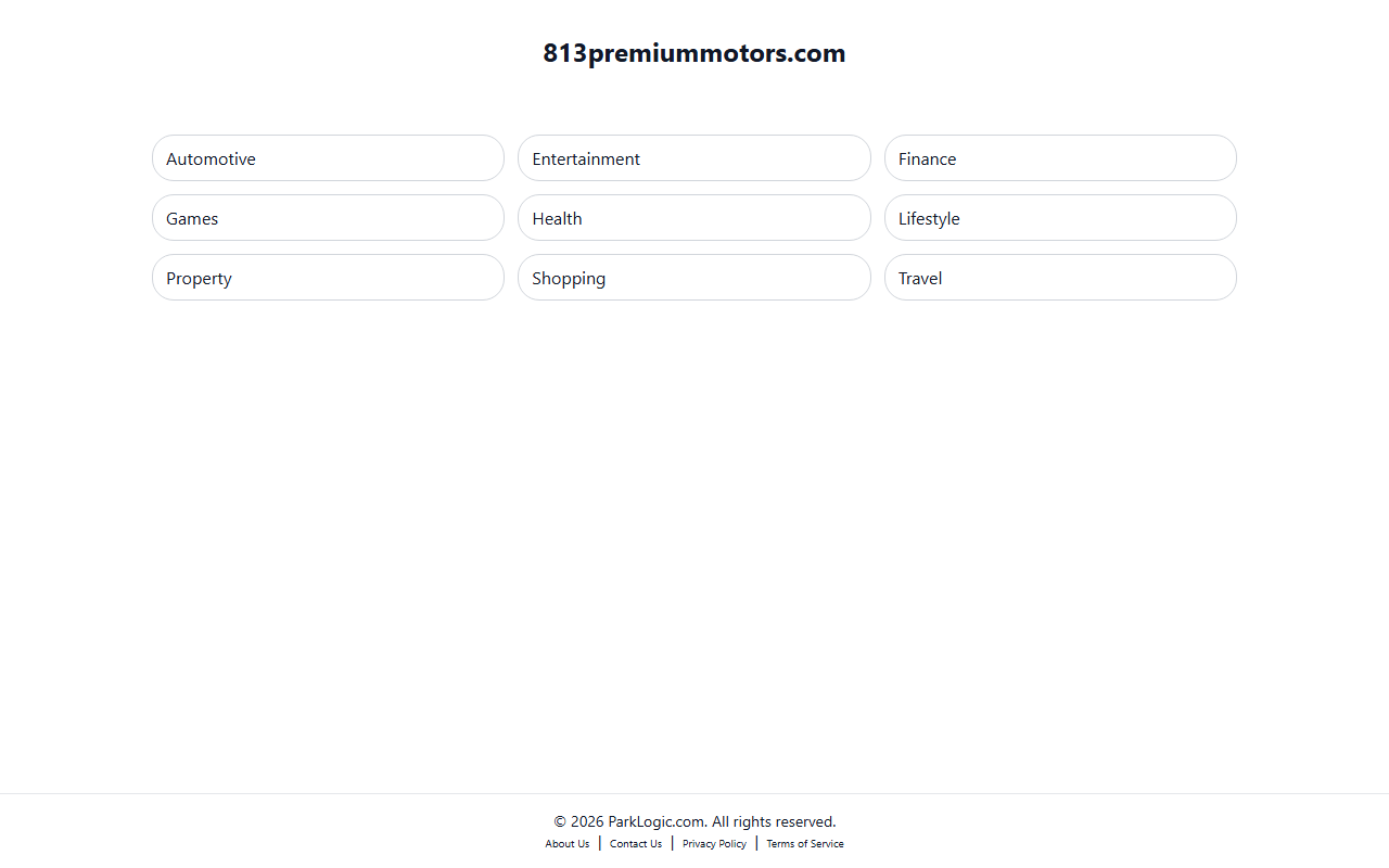 813premiummotors.com screenshot