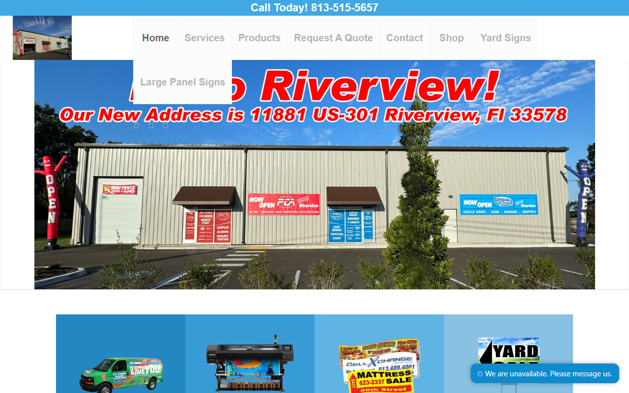 813tampaprinting.com screenshot