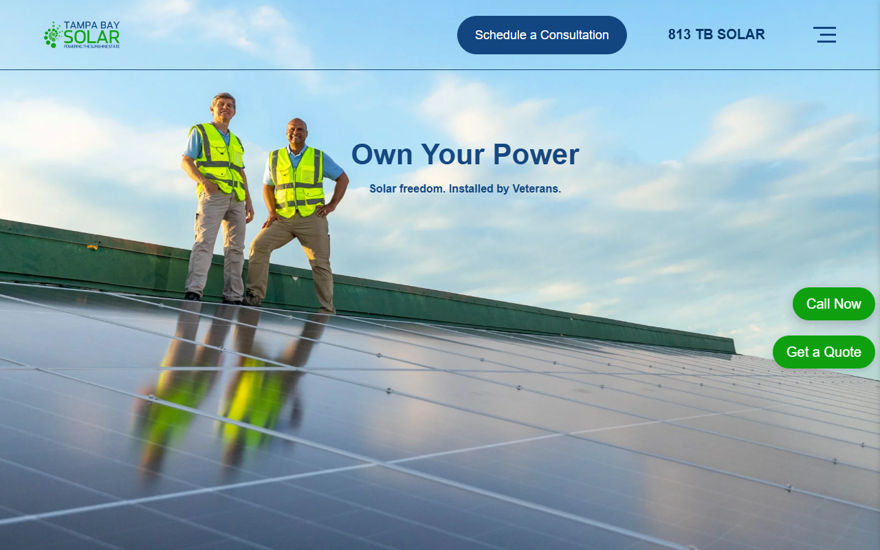 813tbsolar.com screenshot