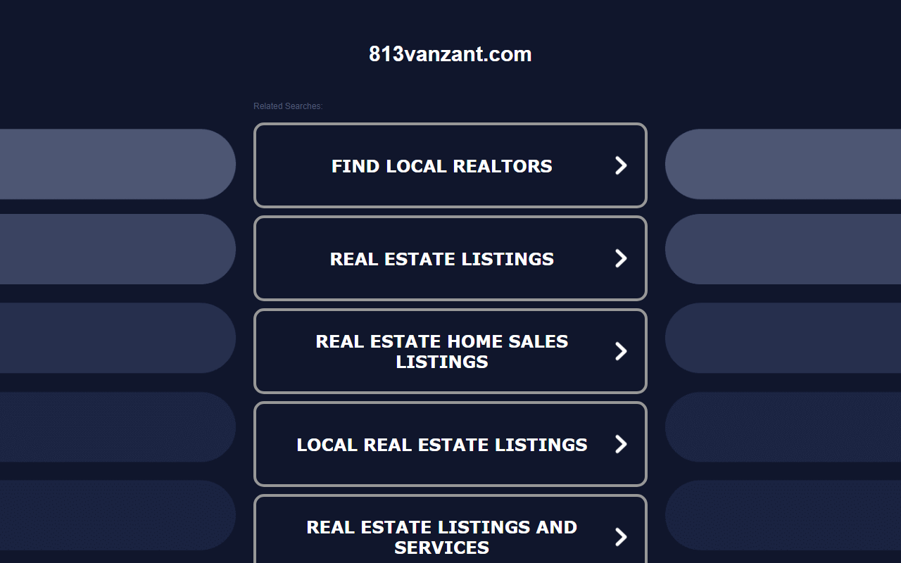 813vanzant.com screenshot