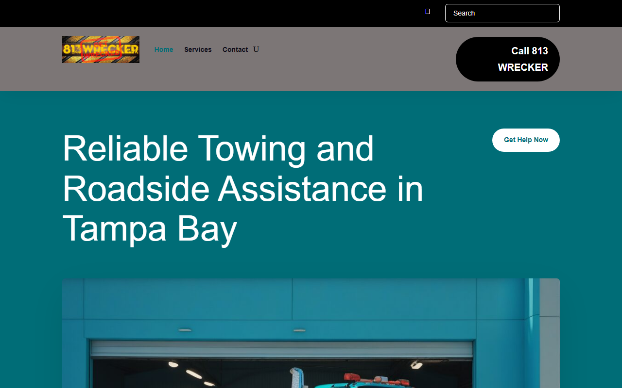813wrecker.com screenshot