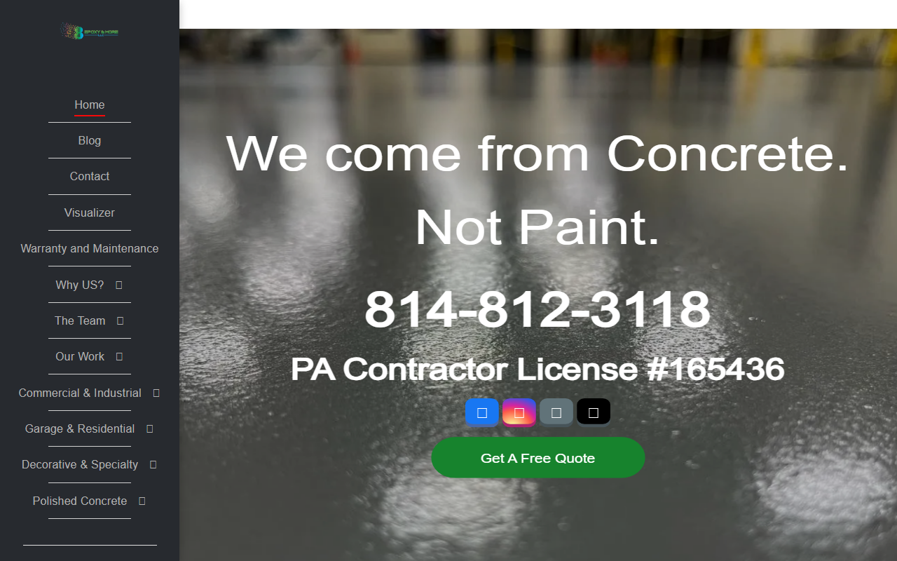 814epoxyandmore.com screenshot