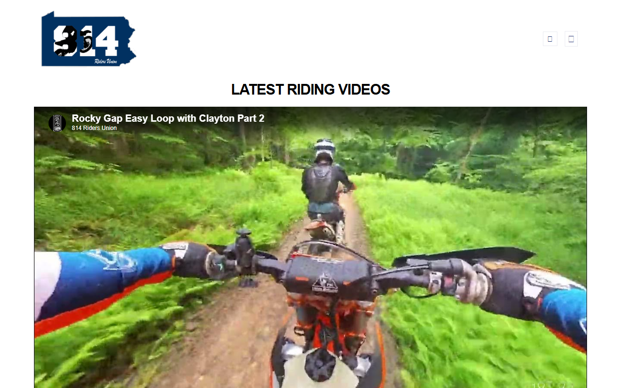 814ridersunion.com screenshot