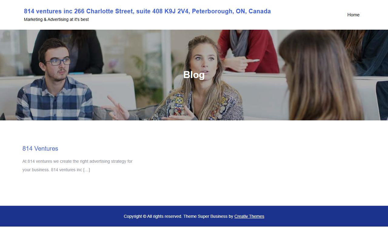 814ventures.com screenshot