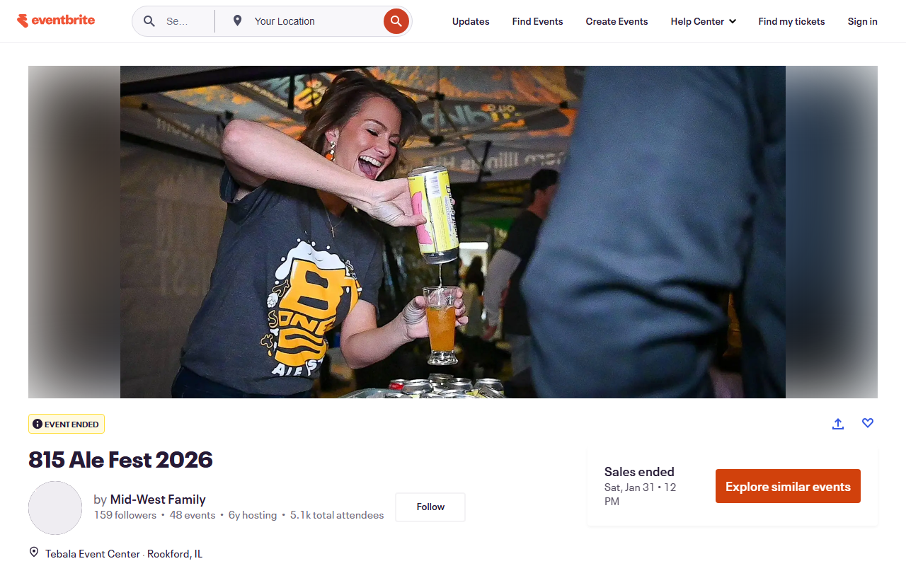815alefest.com screenshot