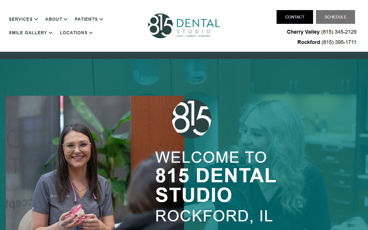 815dentalstudio.com screenshot