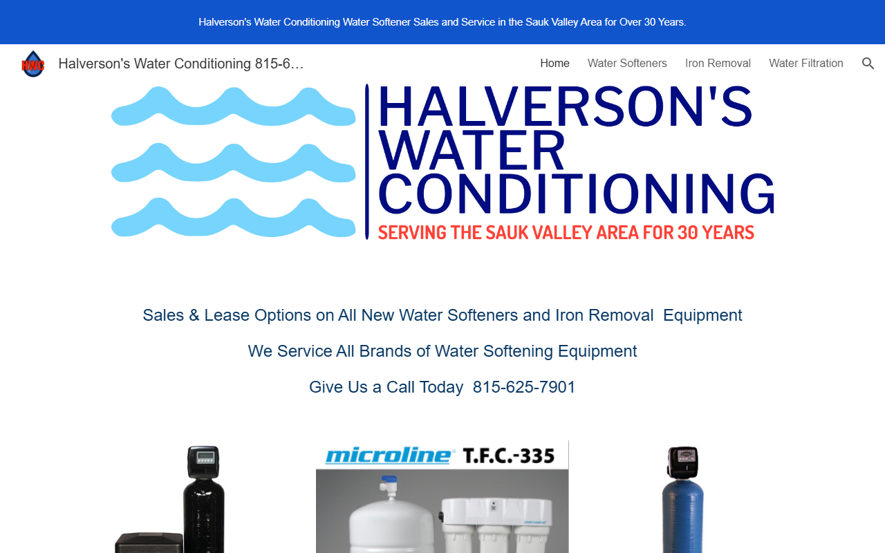 815softwater.com screenshot
