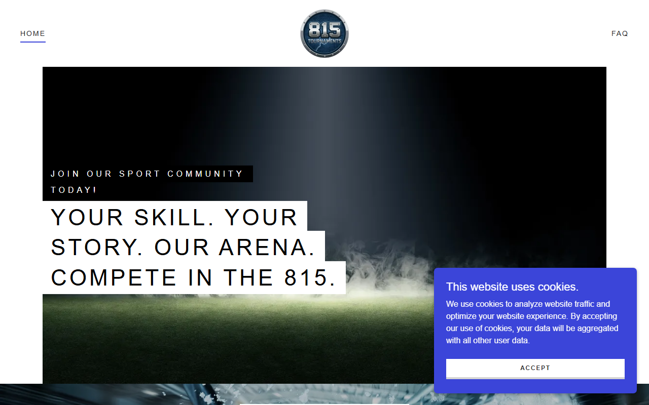 815tournament.com screenshot