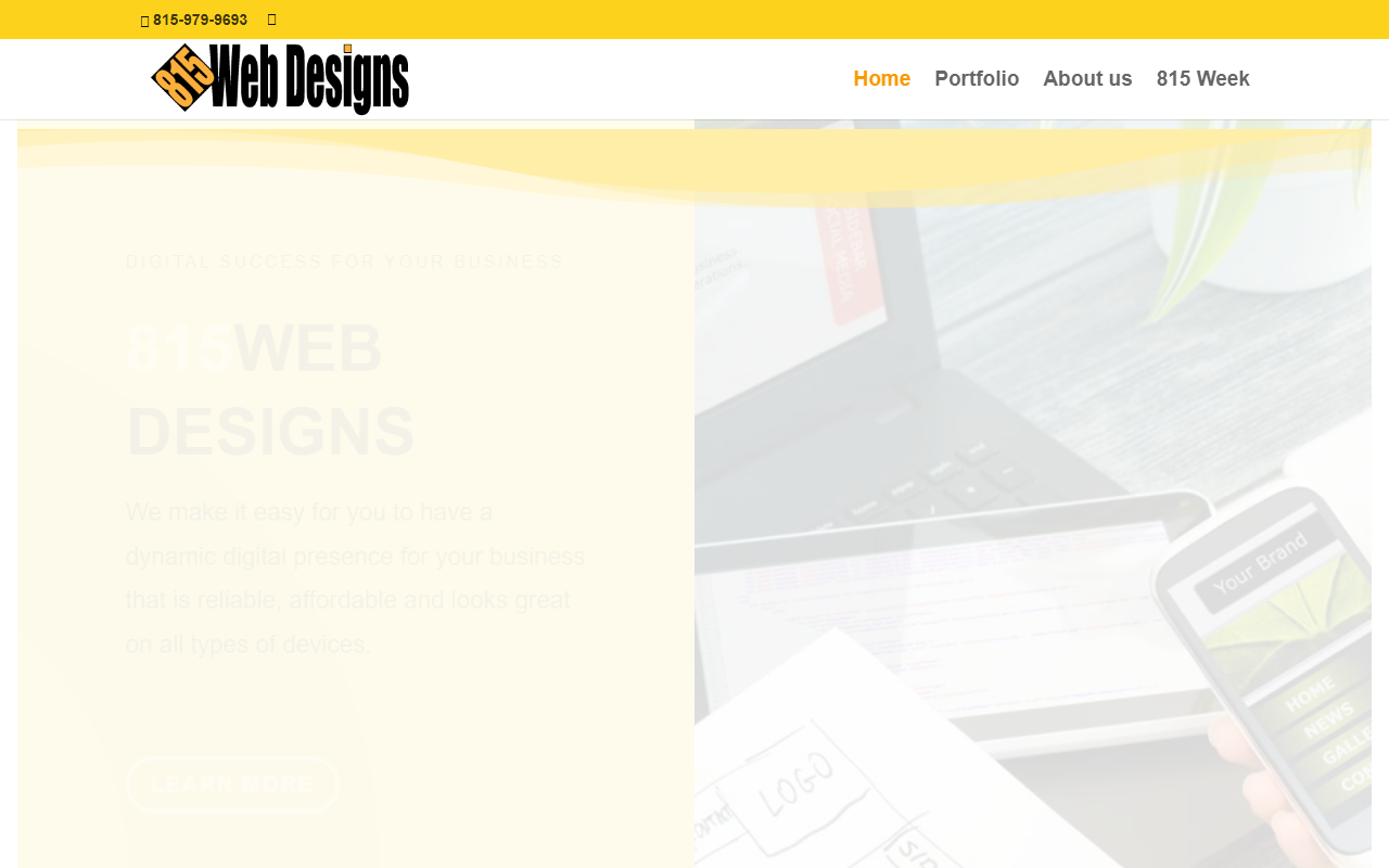 815webdesigns.com screenshot