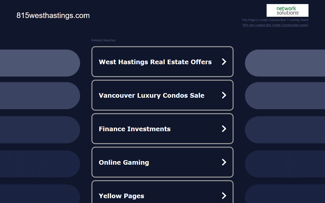 815westhastings.com screenshot