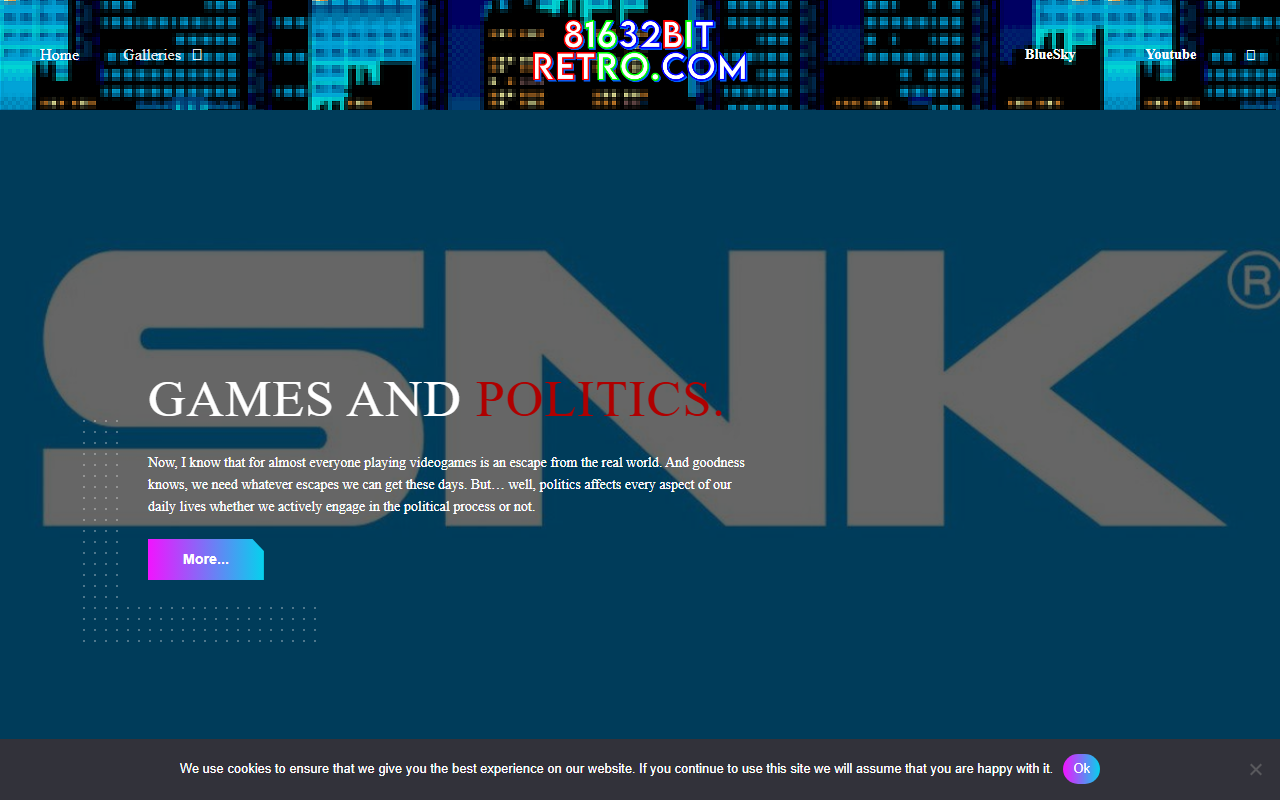 81632bitretro.com screenshot