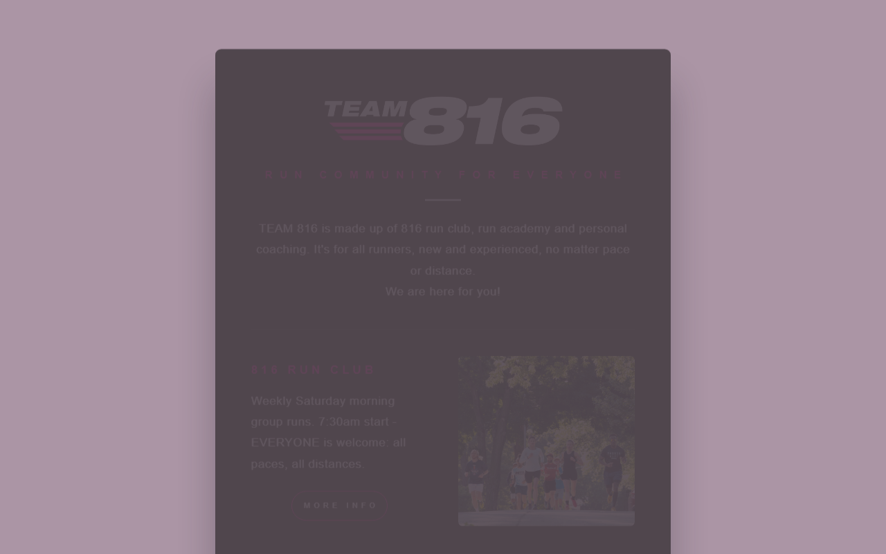 816runclub.com screenshot