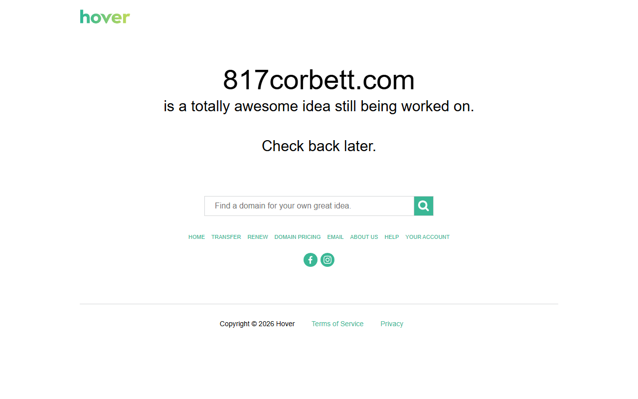817corbett.com screenshot