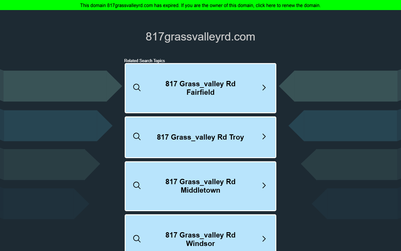817grassvalleyrd.com screenshot