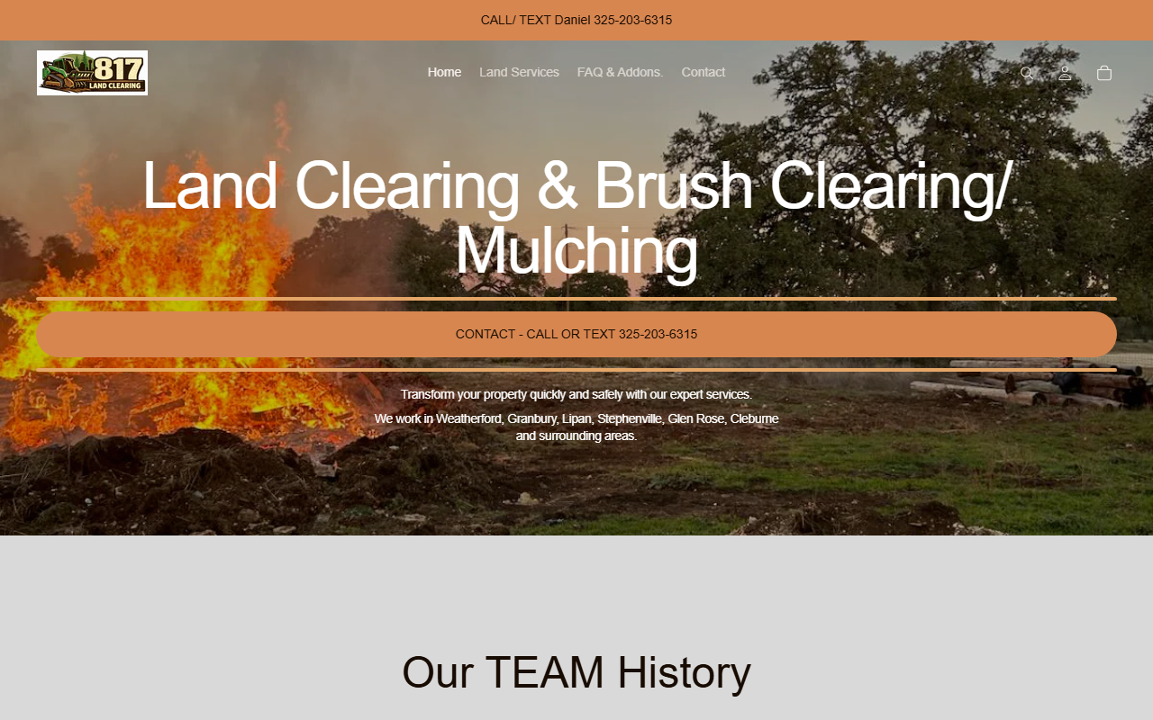 817landclearing.com screenshot
