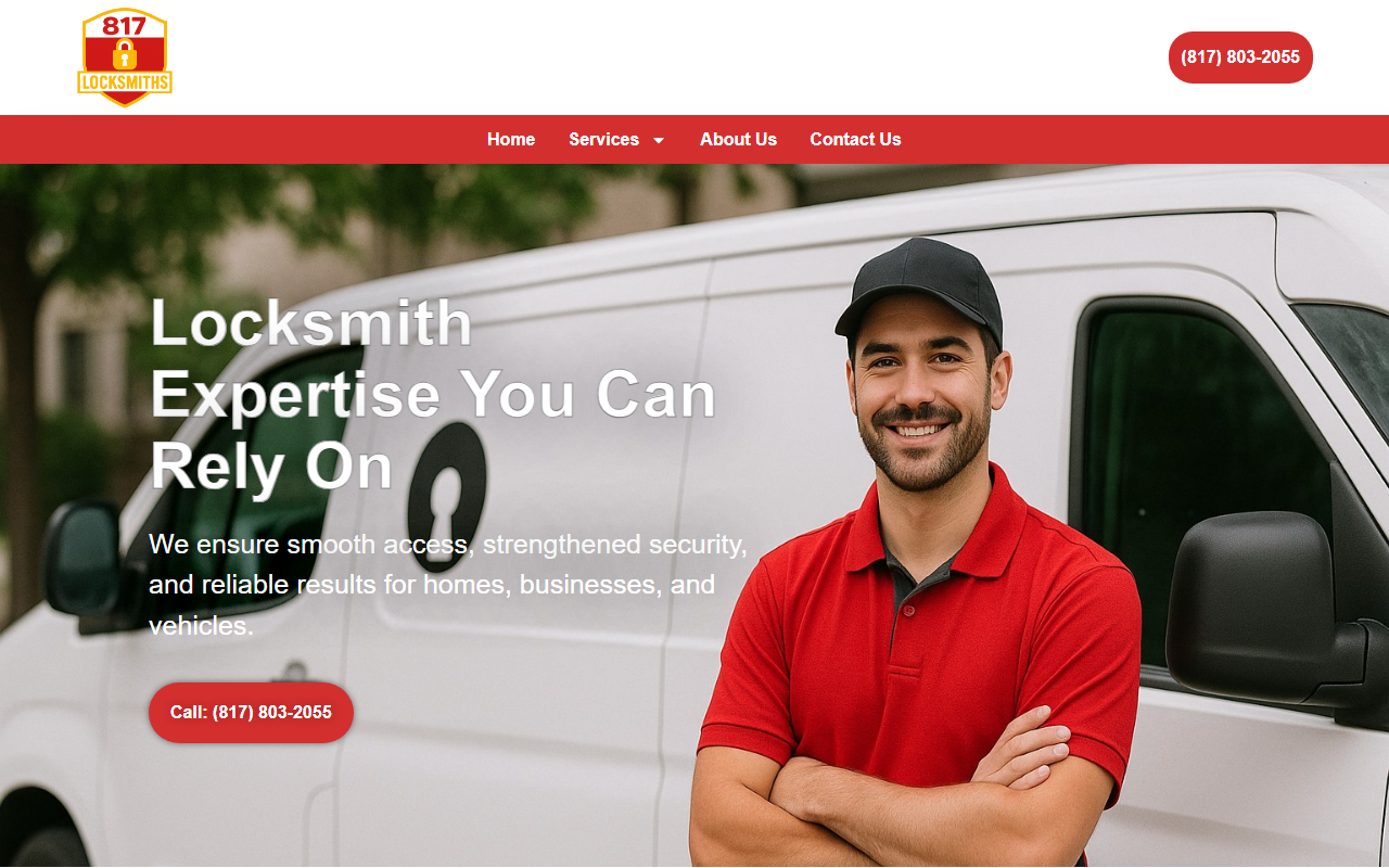 817locksmiths.com screenshot