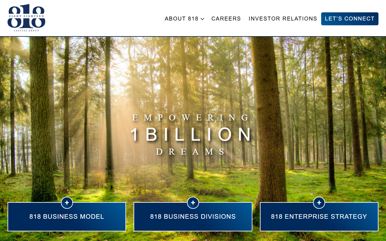 818capitalgroup.com screenshot
