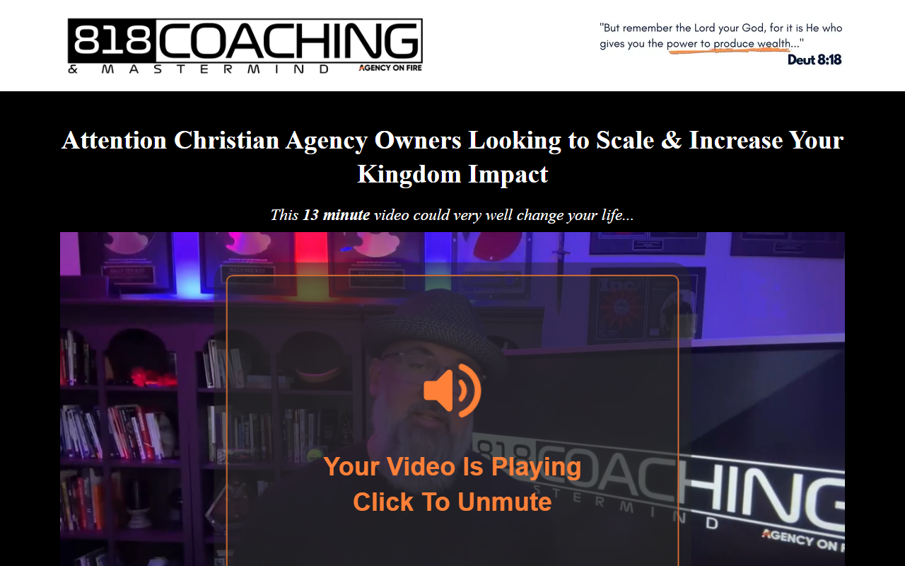 818coaching.com screenshot
