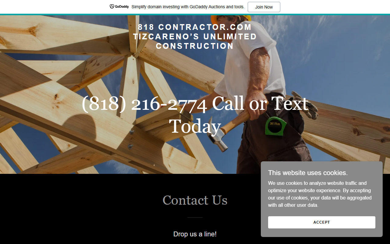 818contractors.com screenshot