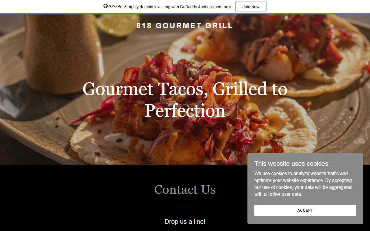 818gourmetgrill.com screenshot
