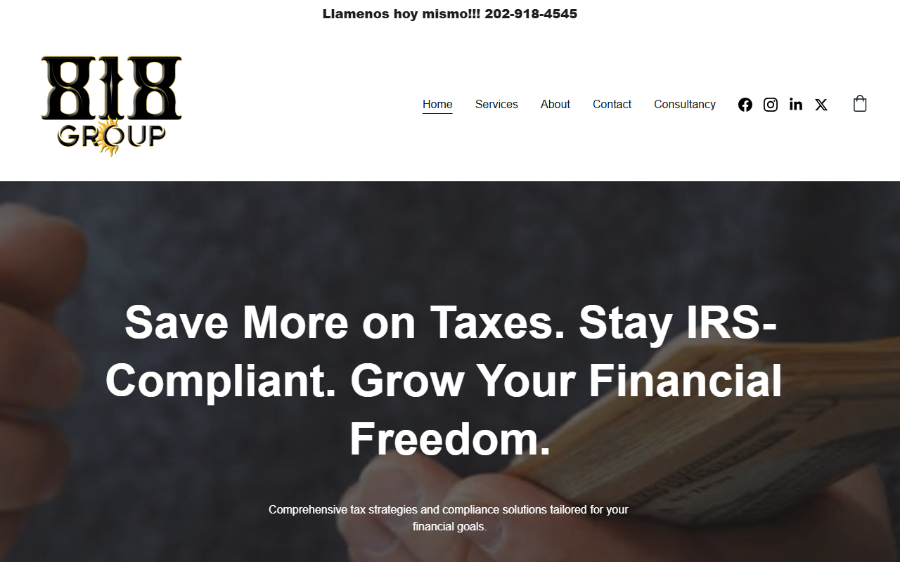 818groupdmv.com screenshot