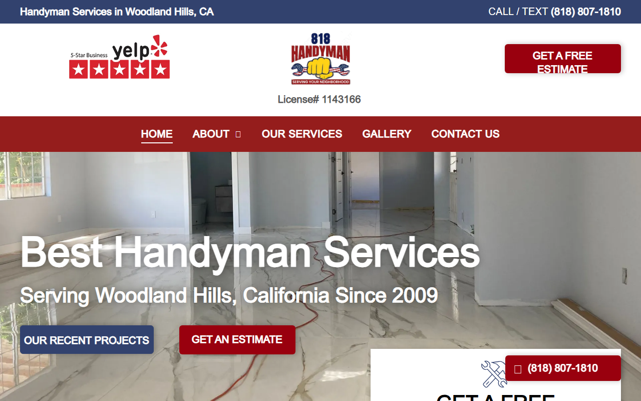 818handyman.com screenshot