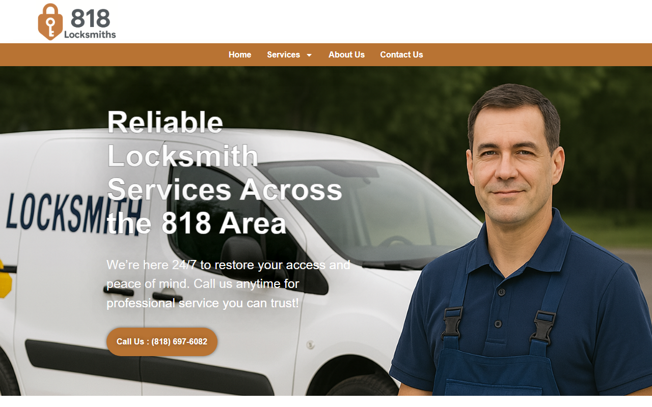 818locksmiths.com screenshot