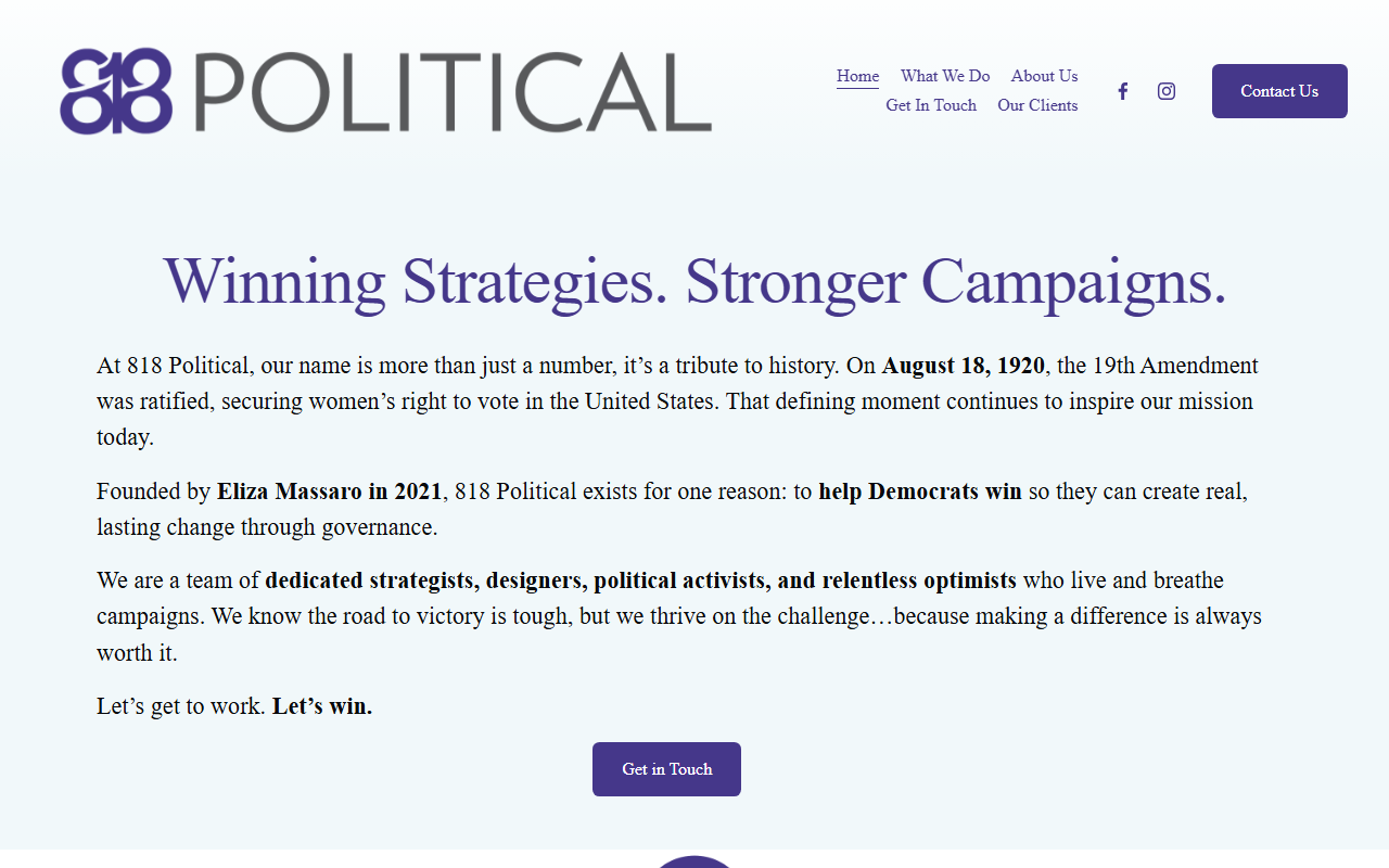 818political.com screenshot