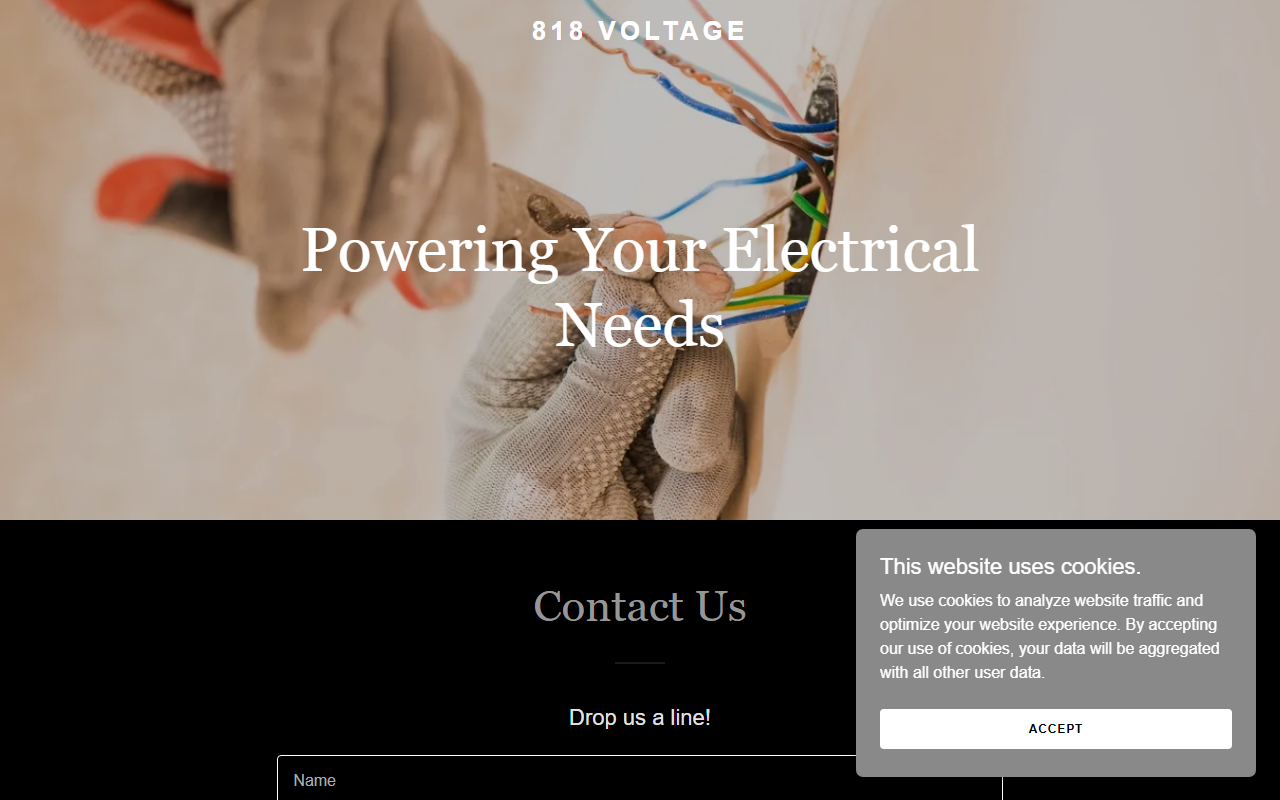 818voltage.com screenshot