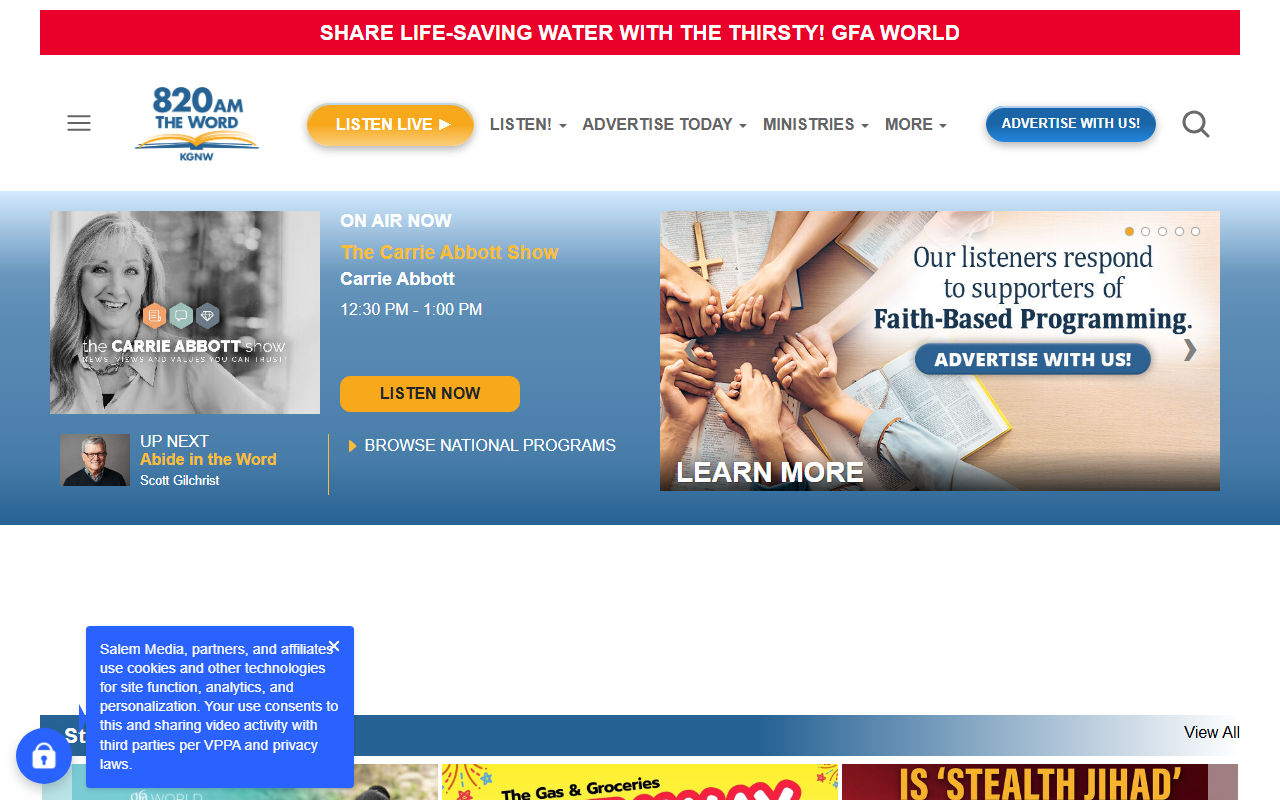 820amtheword.com screenshot