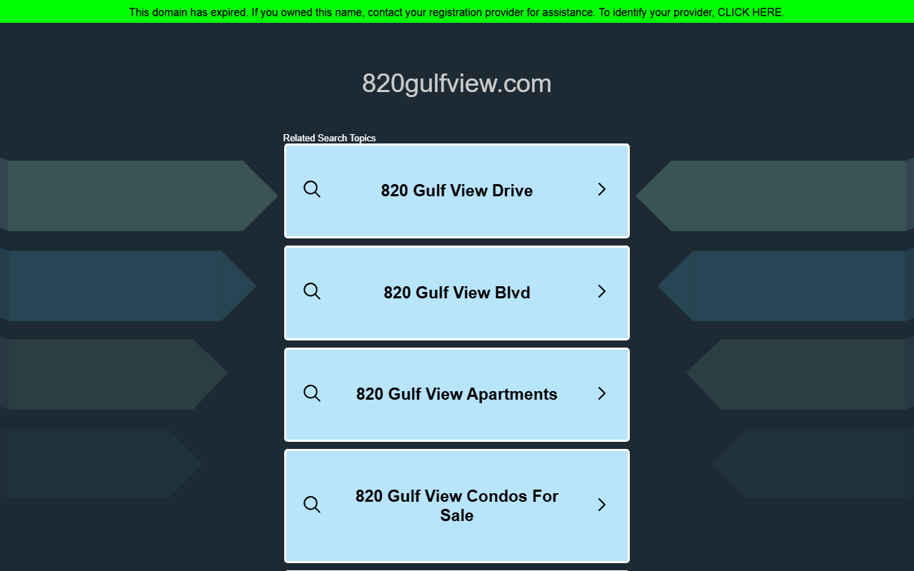 820gulfview.com screenshot